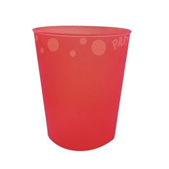 Imagens de Vaso Rojo Plástico Reutilizable 250ml (1 unidad)