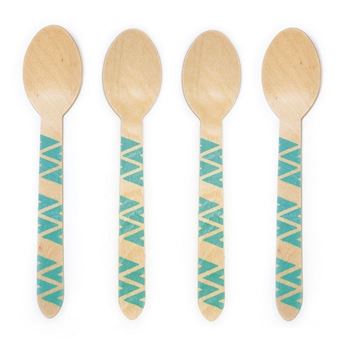 Imagen de Cucharas de Madera Tropic Azules (12 uds.)