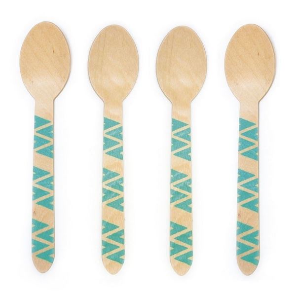 Picture of Cucharas de Madera Tropic Azules (12 uds.)