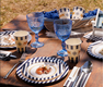 Picture of Platos Marineros Náutico cartón 30cm (8 unidades)