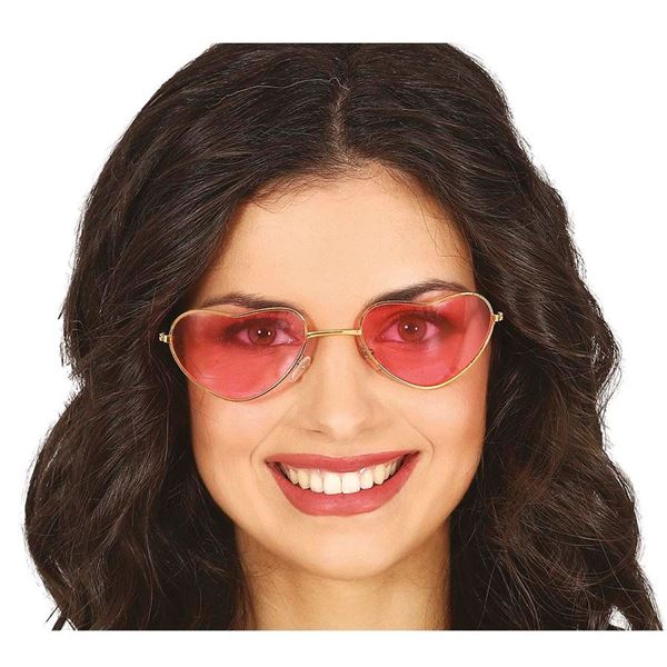 Imagen de Gafas Corazón Rosa Chic