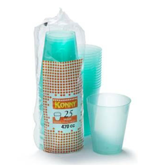Picture of Vasos para Mojito Verdes Plástico Reutilizables 470cc (25 uds.)