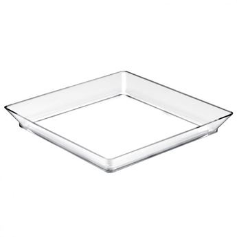 Imagens de Bandeja Mini Transparentes Plástico Reutilizables 13cm (12 unidades)