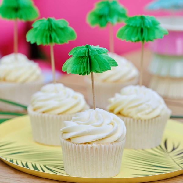 Imagen de Topper Pinchos Palmera Tiki (6 uds)