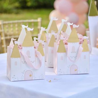 Imagen de Bolsas Castillo Princesas cartón (5 uds)