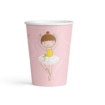 Picture of Vasos Pequeña Bailarina cartón (8 uds)