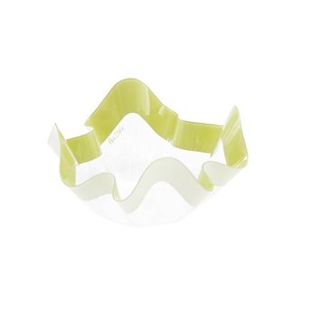 Imagen de Bol Pañuelo Borde Verde Salvia Perlado (13cm x 7cm)