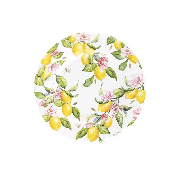 Picture of Platos Limón Chic cartón 21cm (8uds)