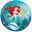 Imagens de Platos de la Sirenita Ariel Disney cartón 23cm (8 unidades)