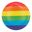Picture of Platos Arcoíris Orgullo LGBT cartón 23cm (8 uds.)