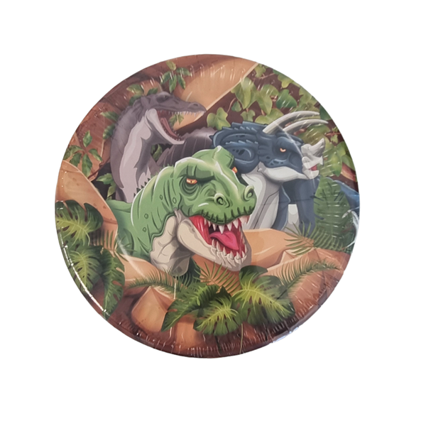 Picture of Platos DINO cartón 18cm (8 uds.)