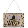 Picture of Cartel para Halloween Bruja (38,5cm)