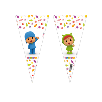 Imagen de Bolsa Cono Pocoyo plástico (1 unidad)