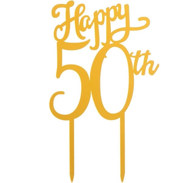 Picture of Topper 50 Años Dorado (16cm)