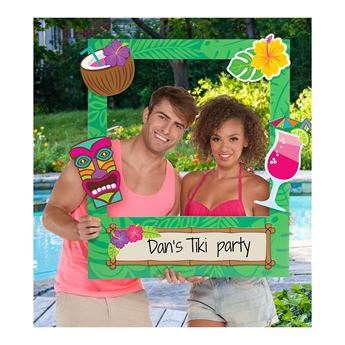 Imagen de Marco Photocall Hawaii para Personalizar cartón (76cm x88cm)