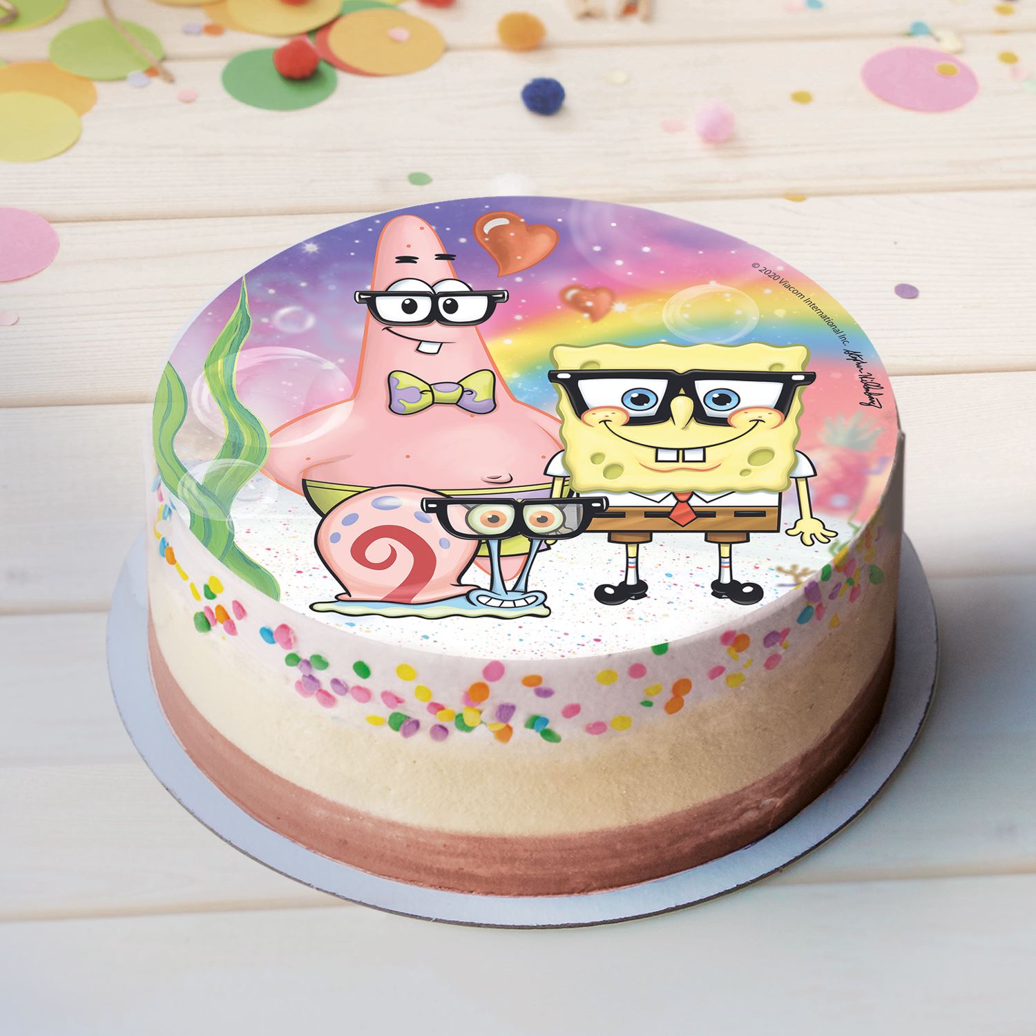 Disco Oblea Tarta Bob Esponja 20cm✔️ por sólo 3.60 €. Envío en