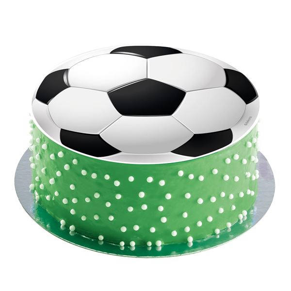 Oblea Comestible Para Decoración De Tarta Con Diseño Futbolero