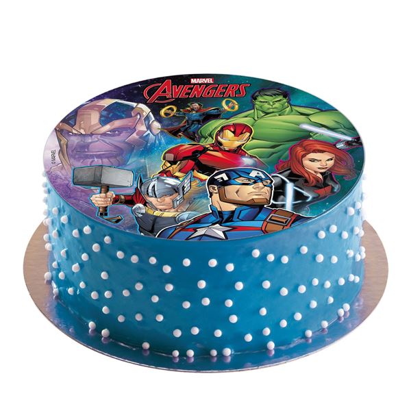 Imagens de Disco Oblea Tarta Vengadores 20cm
