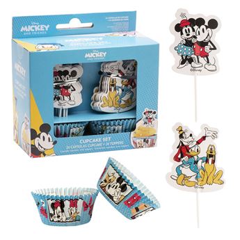 Picture of Set Cupcake Mickey & Friends (24 Cápsulas 24 Toppers)