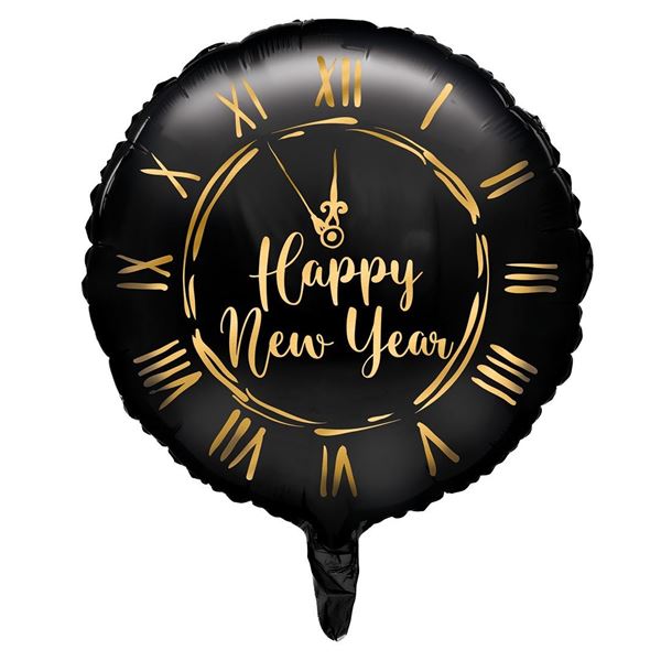 Imagen de Globo Happy New Year Reloj (45cm)
