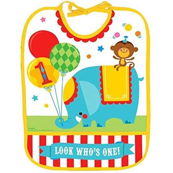 Imagen de Babero Circo Primer Cumple