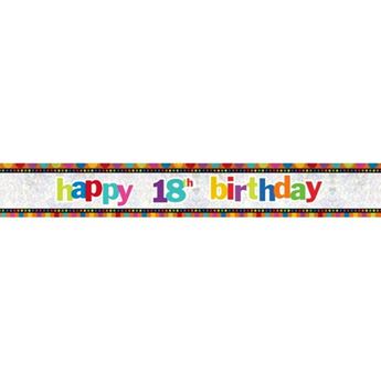 Imagen de Banner Feliz 18 Años (2,7m)