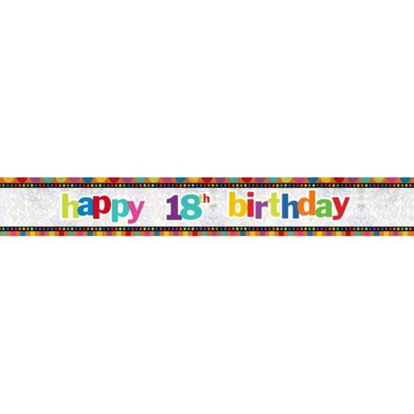 Picture of Banner Feliz 18 Años (2,7m)