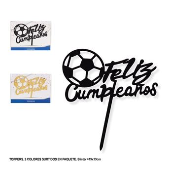 Imagen de Topper Feliz Cumpleaños Fútbol cartón  