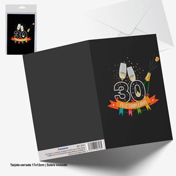 Imagen de Tarjeta Felicitación 30 Cumpleaños