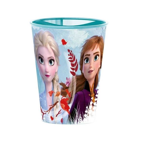 Picture of Vaso Frozen Anna y Elsa Plástico Duro Reutilizable (260ml)