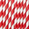 Imagen de Pajitas con Rayas Rojas papel (10 unidades)
