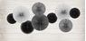 Picture of Rosetones Negro y Blanco (5 unidades)