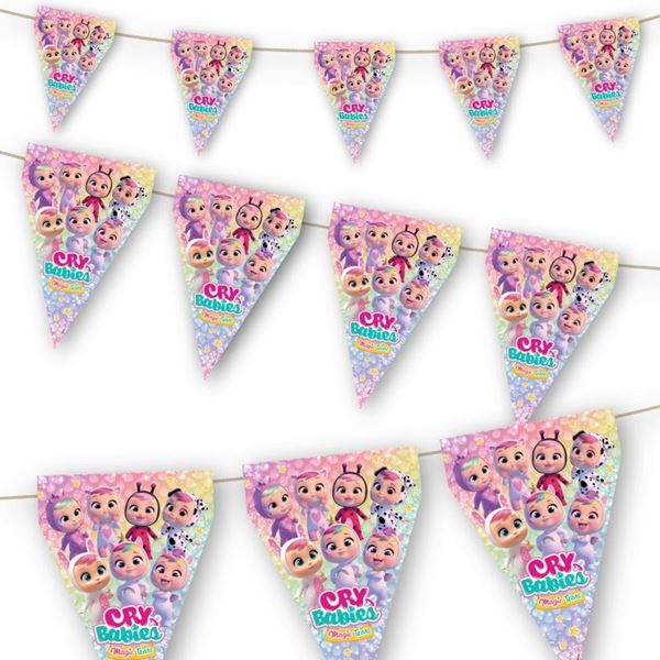 Picture of Banderín de Bebés Llorones papel (3m)