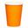 Imagen de Vasos Naranja Orange cartón 227ml (8 unidades)