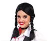 Imagens de Peluca trenzas Miércoles Wednesday Addams