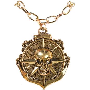 Imagen de Accesorio Medallón Pirata Calavera