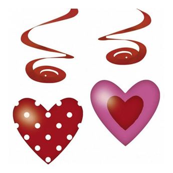 Imagens de Decorados Espirales Corazones Dulces (4 uds.)