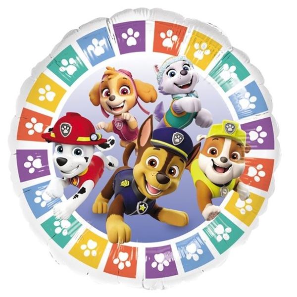 Globo de Patrulla Canina colores (43cm)✔️ por sólo 3,78 €. Envío en 24h.  Tienda Online. . ✓. Artículos de decoración  para Fiestas.