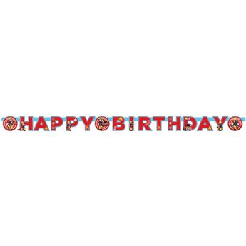 Imagen de Banner Happy Birthday Sam El Bombero (1,8m)