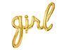 Imagen de Globo Dorado Girl Niña (77cm)