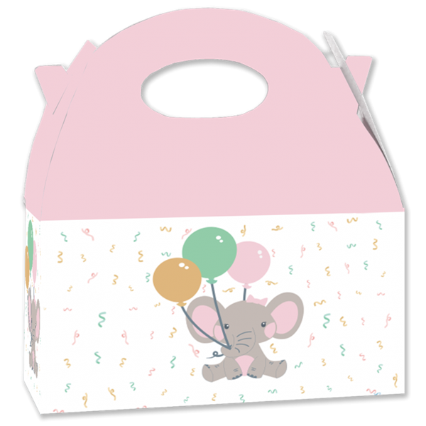 Picture of Caja Elefante Dulce Rosa cartón