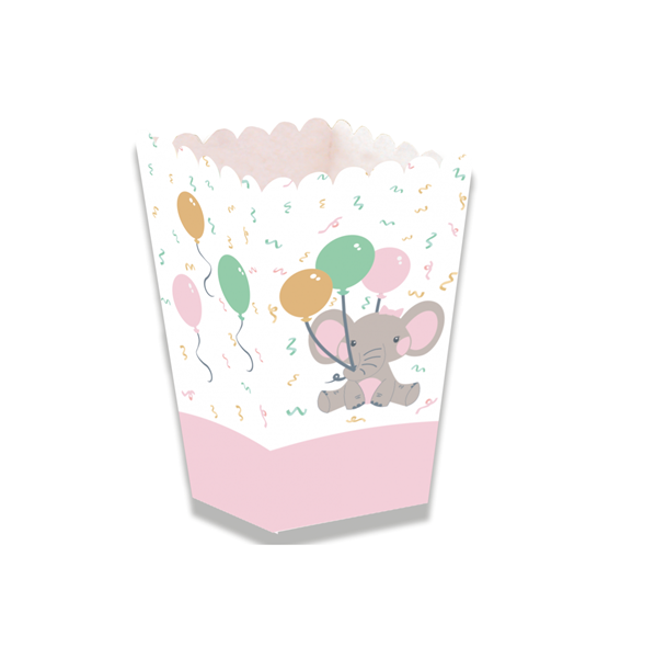 Imagen de Caja Elefante Dulce Rosa mini cartón