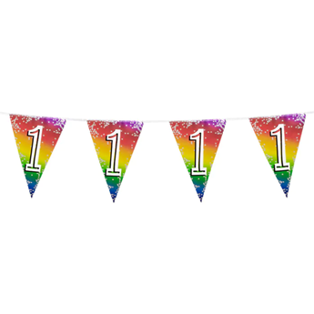 Imagens de Banderín 1 Año Multicolor plástico (6m)