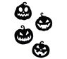 Imagens de Troquelados Calabazas Negras cartón 26cm (4 uds.)