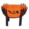 Imagen de Bol Naranja Halloween con Soporte Manos (26cm)