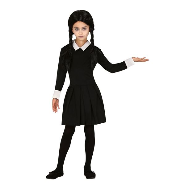 Picture of Disfraz Miércoles Addams infantil (5-6 Años)