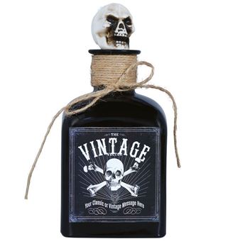 Imagen de Botella Veneno Cristal Calavera (20cm)