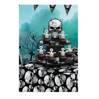 Imagen de Stand Cupcake Calavera Halloween cartón