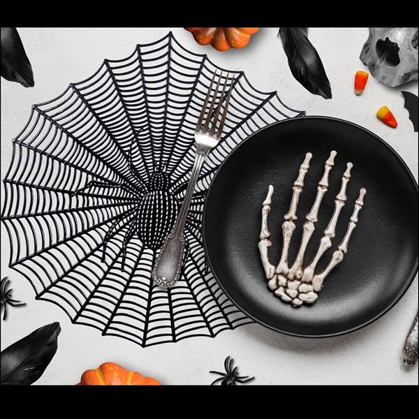 Imagens de Salvamantel Decorativo Telaraña Reutilizable 