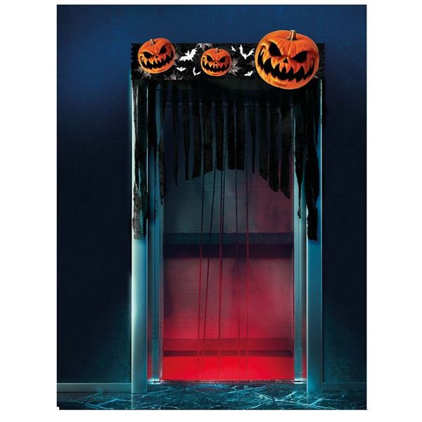 Picture of Decorado Cortina Calabazas Halloween (90cm x 30cm)